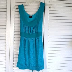 Lacy Turquoise Top